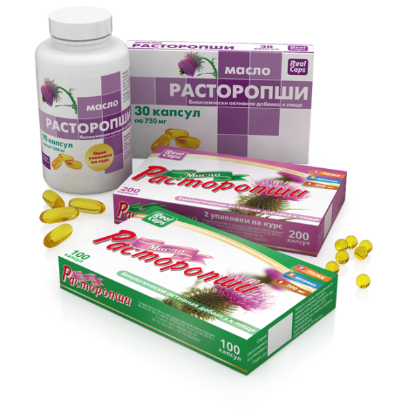 Изображение товара Масло расторопши №200капс Масло расторопши №200капс фотография