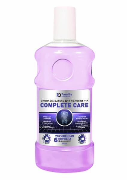 Изображение товара Ополаскиватель для рта Complete Care Фэмили Косметик 500мл Ополаскиватель для рта Complete Care Фэмили Косметик 500мл фотография